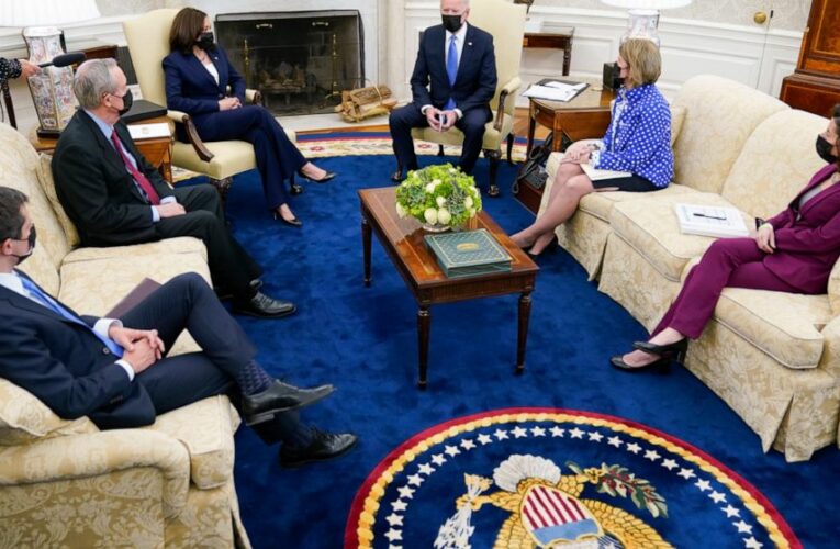 Biden, GOP senators upbeat, plan more infrastructure talks