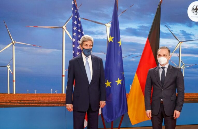 Kerry says US examining carbon border tax, sees risks