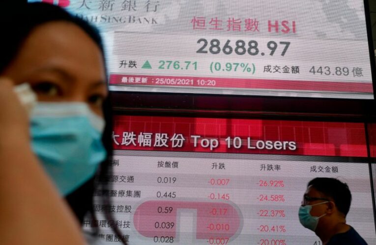 Asian stocks follow Wall St higher as inflation fears ease