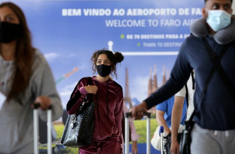Vacation redux: British tourists return to Portugal beaches