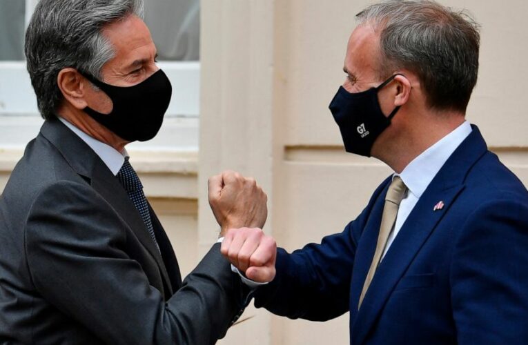 G7 foreign ministers meet face-to-face after pandemic pause