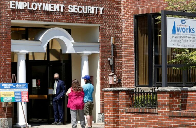 States push jobless from virus recession to return to work