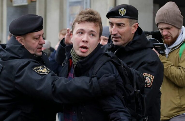 Belarus opposition figure detained when flight diverted