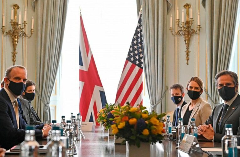 G7 foreign ministers meet face-to-face after pandemic pause