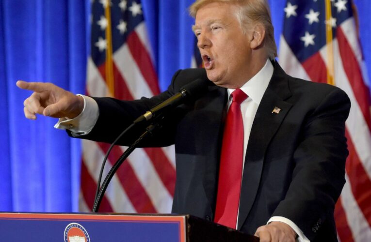 See how Trump’s lies evolved from crowd size to conspiracy theories