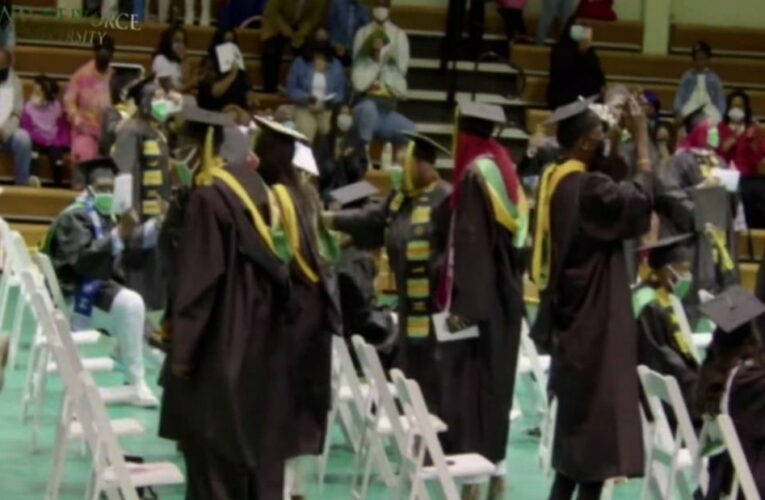 Grads lose it when official makes this surprise announcement