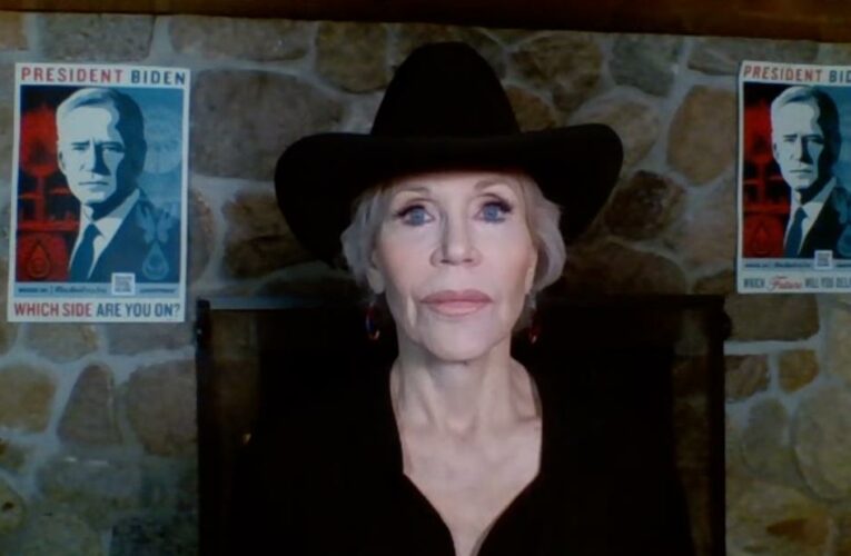 Jane Fonda calls on Biden to end Trump-approved pipeline projects