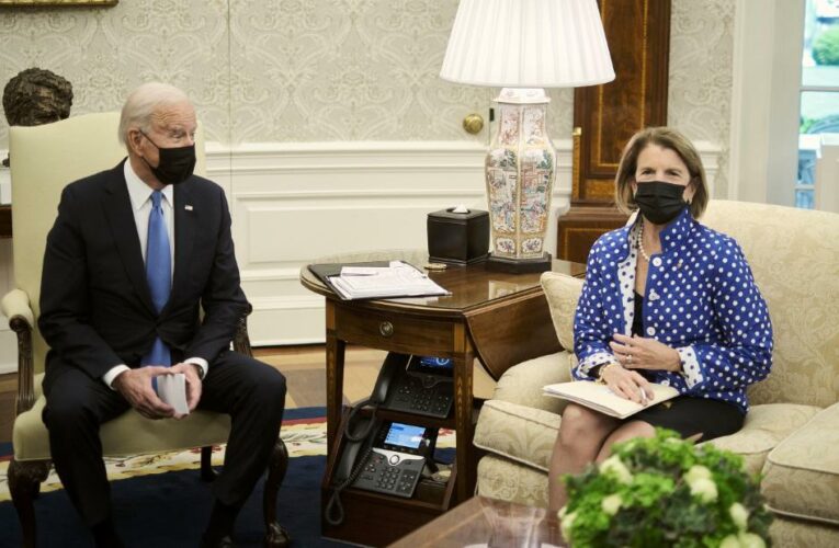 Weeks-long infrastructure discussions between Biden and GOP negotiators led by Sen. Capito are officially done