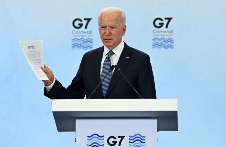 The President suggests he has accomplished his G7 summit goal of restoring US leadership in the world