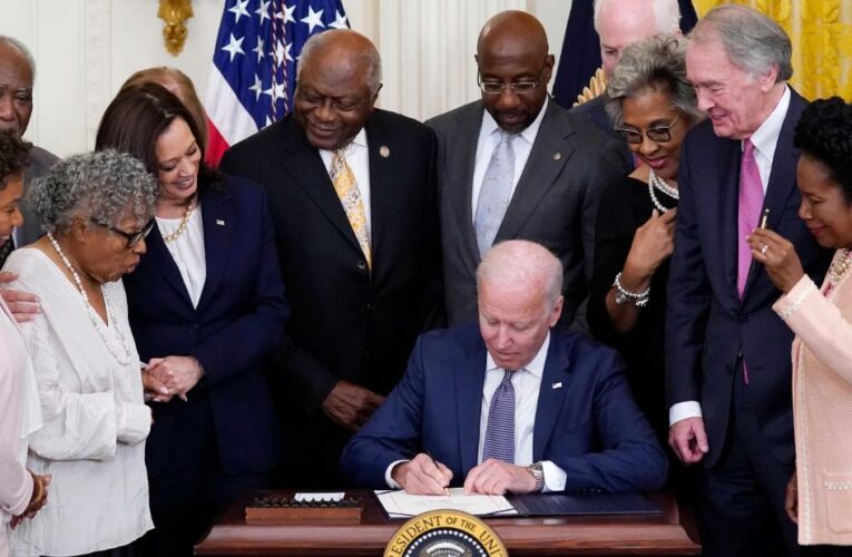 Juneteenth bill sails through Congress but key legislation targeting racial inequity faces major obstacles