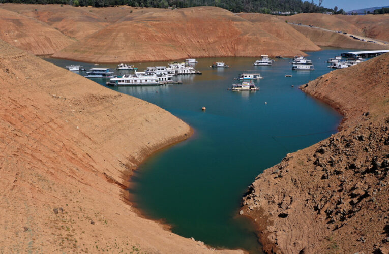 Water in this California reservoir will fall so low that its hydro-power plant will shut down for the first time