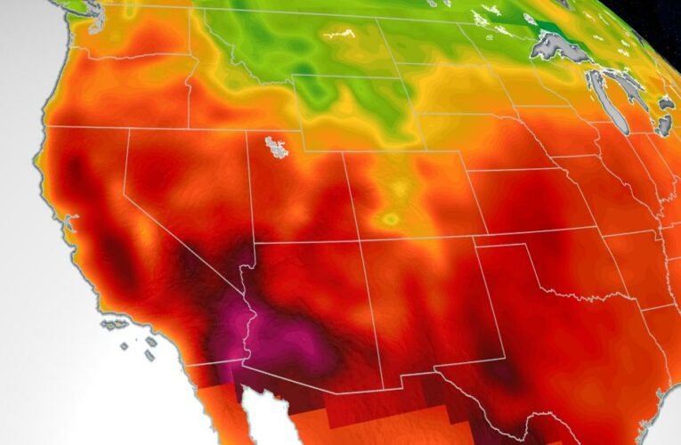 The West is in the midst of a sweltering heat wave as all-time records were shattered and daily records broken in over a dozen states