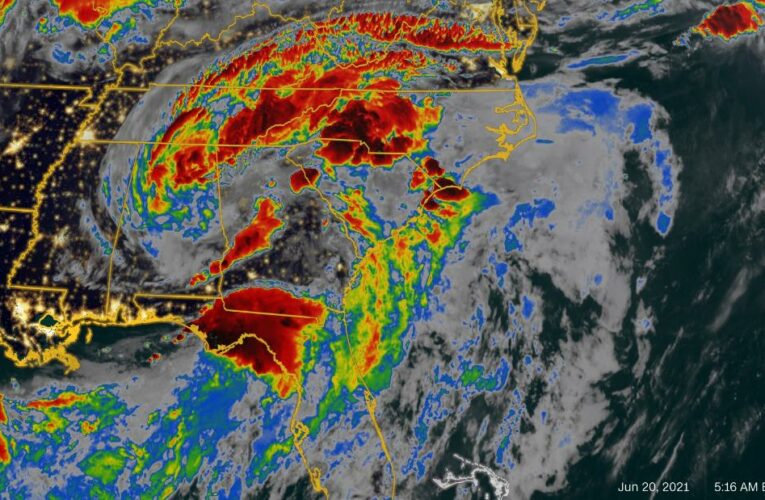 Tropical storm warnings are in effect for North Carolina as Claudette continues across the Southeast