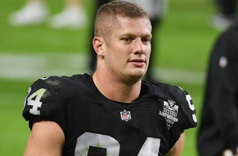 Carl Nassib, who has played professionally for five years, made the announcement on Instagram saying that ‘representation and visibility are so important’
