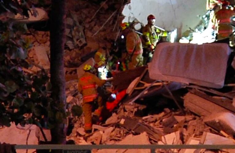 Disturbing video: The moment building collapses in Florida