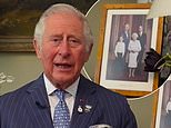 Prince Charles shares video message in front of photo of him with Queen, Prince William and George