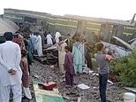 Train crash in Pakistan kills at least 35 people