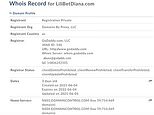 Lilibetdiana.com purchased on the same day Harry and Meghan’s daughter was born