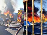 Four crews attend scene of a FIRE near Southend United’s home ground Roots Hall