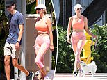 Ivanka Trump shows off her toned figure in crop top while walking her dog