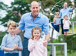 Prince George and Princess Charlotte join Prince William on Sandringham Estate on Father’s Day