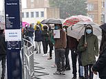 Huge queues form outside Tottenham Hotspur’s stadium in London