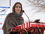 Angelina Jolie visit refugees in Burkina Faso