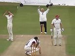 Club cricketer hits ball for six through his own car windscreen 