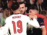 England stars Mason Mount and Ben Chilwell are forced to self isolate after hugging Billy Gilmour