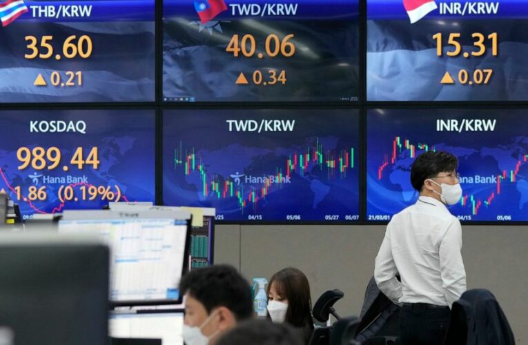 Stocks slip on Wall Street, pulling back from record highs