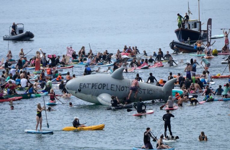 The Latest: Attenborough: G-7 must speed up climate action