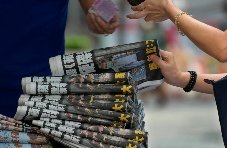 Apple Daily to close, last pro-democracy Hong Kong newspaper