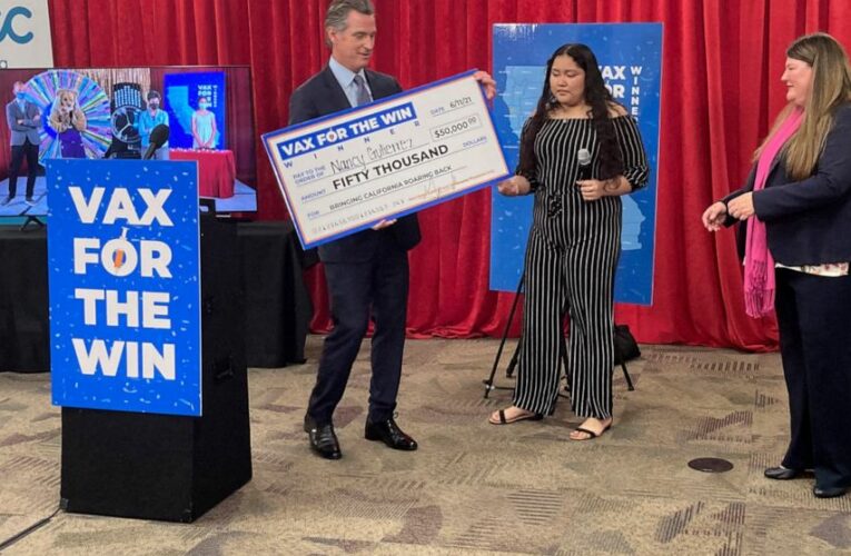 California selects another 15 winners in vaccine lottery
