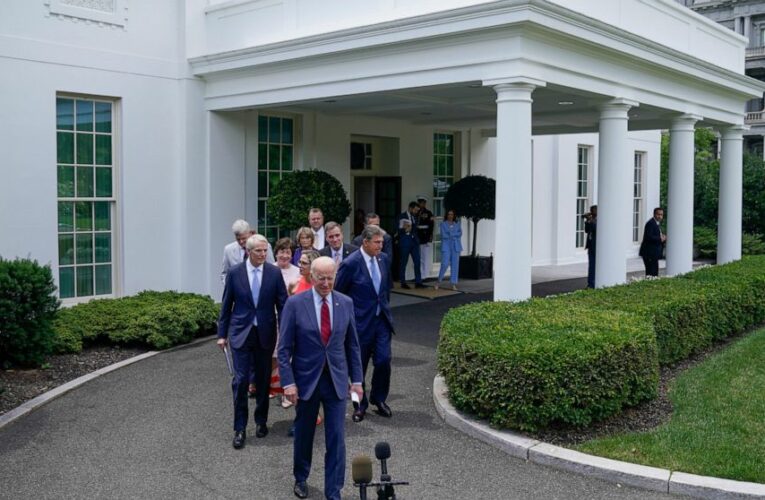 Biden extols bipartisan infrastructure deal as a good start