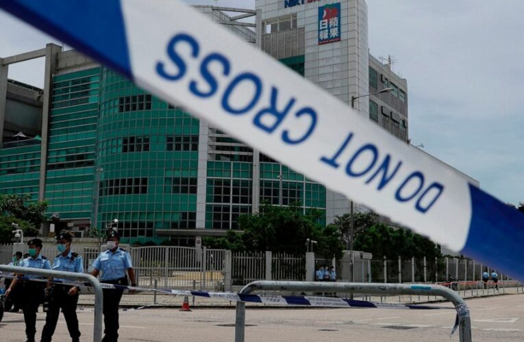 Editors of Hong Kong newspaper arrested under security law