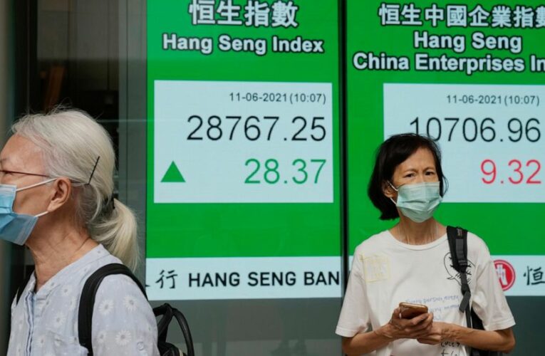 Asian shares mixed after US inflation jumps 5% in May