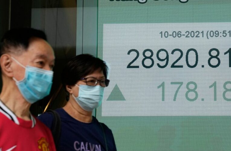 Asian shares mixed after US inflation jumps 5% in May