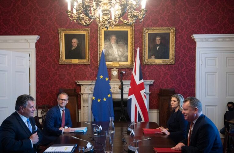 UK, EU seek to avert ‘sausage war’ in post-Brexit talks