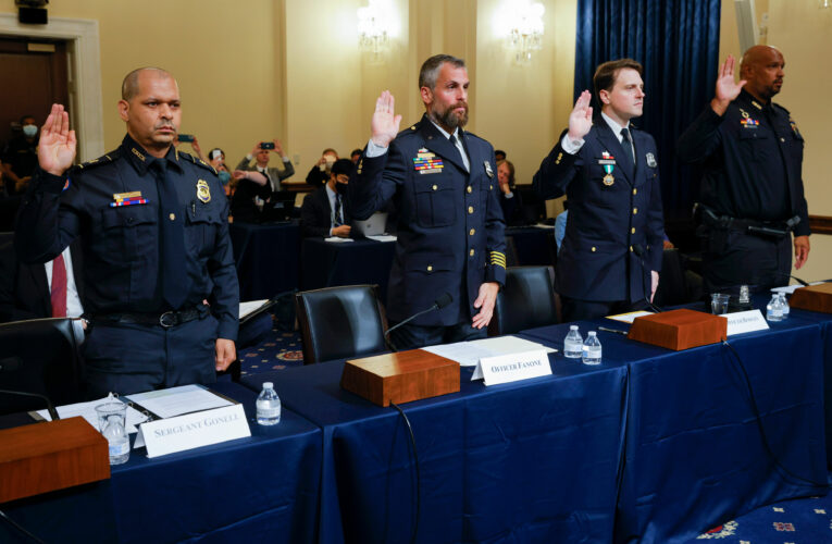 Harry Dunn joined other Capitol Police officers urging the Jan. 6 committee to investigate whether ‘anyone in power’ aided events leading to the attack