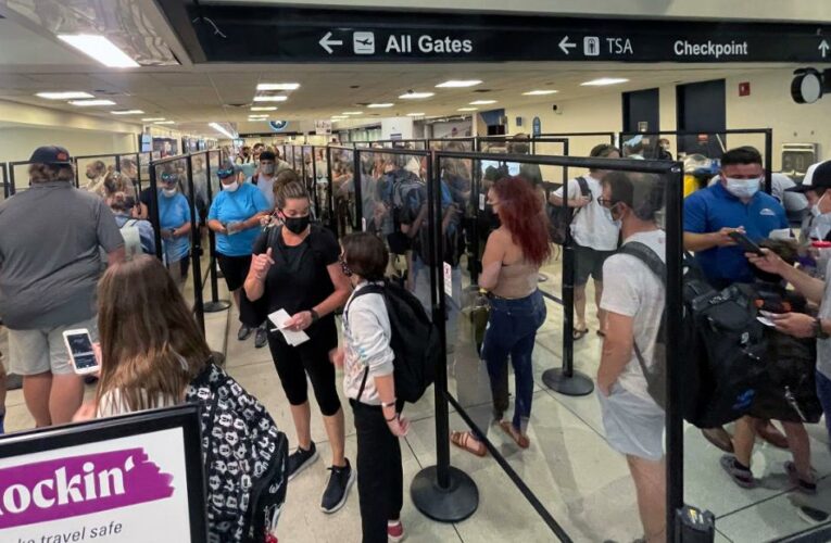 US airports expect long lines and high stress for July 4th travel