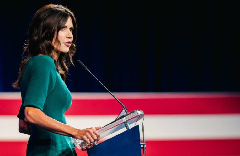 Speaking at CPAC, the South Dakota governor and potential White House contender tried to draw a sharp contrast between her and her possible 2024 opponents