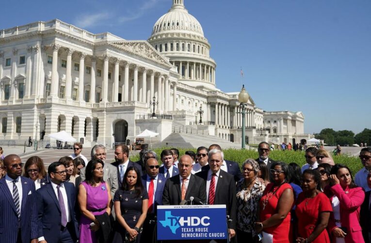 ‘We’re buying some time’: Texas Democrats heap pressure on Biden, Congress for voting rights action