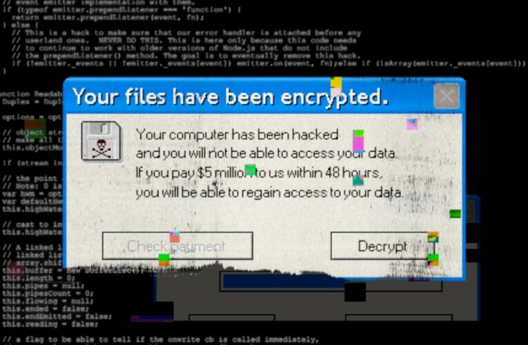Here’s everything you need to know about ransomware