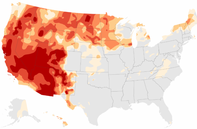 These visuals show just how bad the US drought really is
