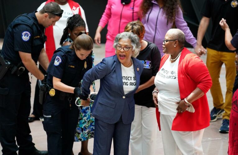 Congressional Black Caucus Chair Joyce Beatty arrested at voting rights protest