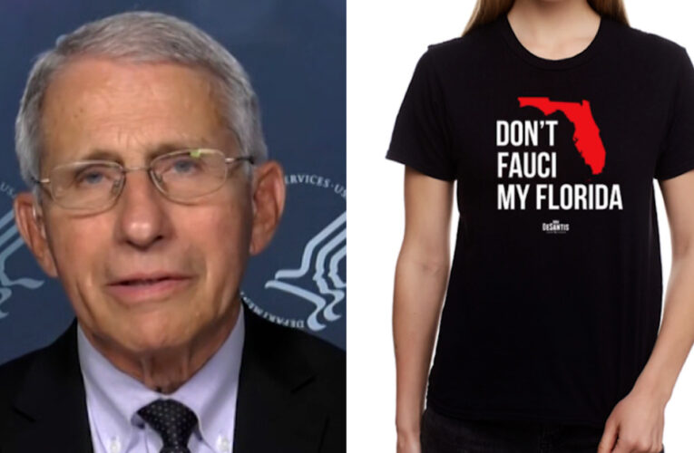 DeSantis PAC selling ‘don’t Fauci my Florida’ merch. Hear Fauci’s reaction