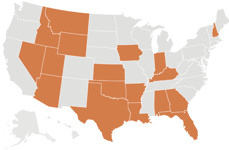 18 states have enacted new laws that make it harder to vote