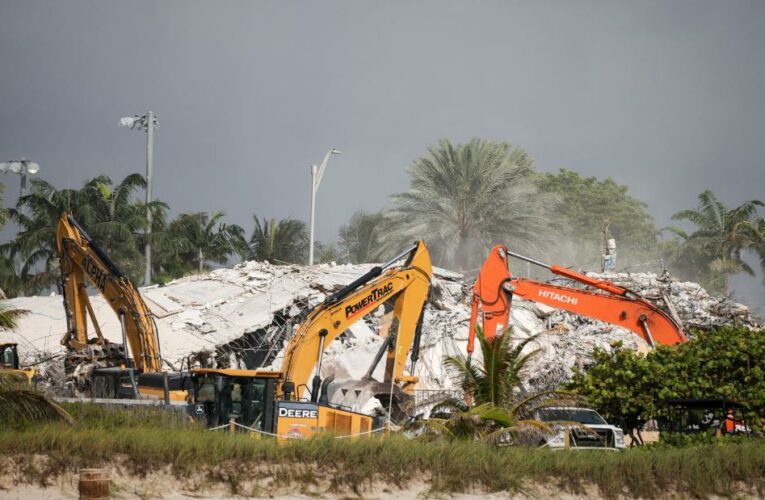 What will happen to the Surfside building collapse site?