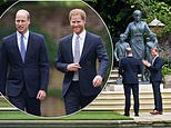 Prince Harry arrives for reunion with William at Princess Diana statue unveiling