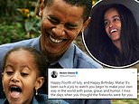 Happy Birthday, Malia! Barack Obama tweets his eldest daughter best wishes